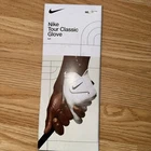 Nike Tour Classic Golf Glove Men Leather Regular Left Hand Size Ml White New. Price: $14.99.