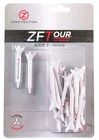 Zero Friction Tour Golf Tees 20 Pack White 1-3/4-INCH New. Price: $10.65.