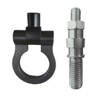 Car Front Bumper Tow Hook, Waterproof Screw-on Trailer Pull Ring, Black New. Price: $17.30.