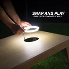 Gosports Of 2 Cornhole Light-up Led Ring Kit For Toss Sets White New. Price: $19.99.