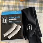 Pga Tour Solar Block Sleeves Golf Black Unisex Size S/m New Pack Of 2. Price: $17.90.