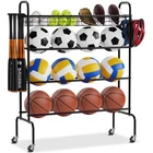 Vevor 4-LAYER Rolling Basketball Rack Training Stand Sports Storage New. Price: $52.78.