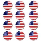 Finger Ten Golf Ball With Hat Clip Markers Assorted American Flag New. Price: $18.51.