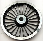 Vintage 1983 Cycle Country 8" Golf Cart Hub Cap Turbine Muscle Mag Style Used. Price: $22.99.