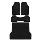 Bdk Rubber All Weather Heavy Duty Trunk Floor Mats & Cargo Liner 4PC Black New. Price: $54.99.