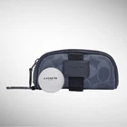 New With Tags Coach Golf Kit In Signature Blue And Black Canvas. Price: $140.00.