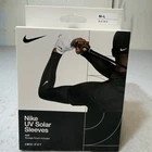 Nike Uv Solar Sleeves Black Dri-fit Golf Sun Protection M-l N.100.7202.010.ML New. Price: $24.99.