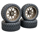 Set Of Huskey 14" Matte Bronze Golf Cart Wheels 22X10-14 All Terrain Tires New. Price: $719.00.