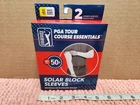Pga Tour Solar Block Sleeves Unisex Upf 50+ Golf 2 Pack Sz M/l New. Price: $12.99.