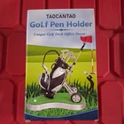 10L0L Mini Golf Bag Holder With 3 Pens Office Desk Decor Gift - Sealed New. Price: $10.00.