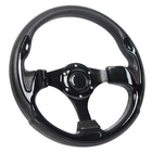 Yehicy 12.5GOLF Cart Steering Wheel Black Grip Leather Universal Ezgo New. Price: $41.36.