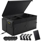 Mikkuppa Car Trunk Organizer - Large Interior Storage Set, Black New. Price: $61.55.
