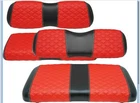 Samxomap Golf Cart Seat Covers Waterproof Sun Resistant Vinyl Leather Red 4PCS New. Price: $134.99.