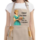 Miracu Funny Cooking Baking Aprons For Women W/pockets, Ruffle - Cute Sarcast... New. Price: $22.10.