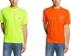 Carhartt Men's High Visibility Force Color Enhanced Short Sleeve T-shirt New. Price: $46.09.