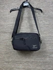 Nike Crossbody Bag Mens Small Black Utility Canvas Zip Pockets Shoulder Sports Pre-owned. Price: $19.99.
