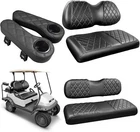 Golf Cart Seat Covers For Club Black&black Stitching Fit Precedent New. Price: $239.99.