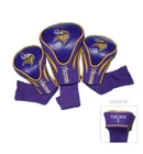 Team Golf Nfl Minnesota Vikings Contour Club Headcovers 3-PACK New. Price: $39.99.