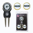 Team Golf Nfl Green Bay Packers Divot Tool 3 Ball Markers Set New. Price: $9.99.