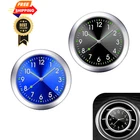 Yidcidu 2PCS Stick On Car Dashboard Clock, Alloy Luminous Center Black & Blue New. Price: $14.99.