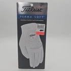 Titleist Perma Soft Men's Cadet Medium Large Leather Golf Glove Comfort White New. Price: $22.45.