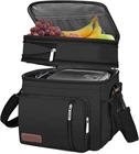 Miycoo Lunch Bag & Box For Women, Double Deck Leakproof Insulated Soft New. Price: $36.95.