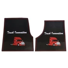Fit Freightliner Cascadia Rubber Front Floor Mats Set Black & Standard, Red New. Price: $104.03.