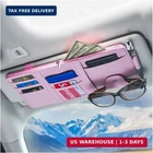 Xinliya Car Sun Visor Organizer, Leather Storage Pocket Pouch With Zip New. Price: $13.05.