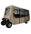 Classic Accessories Extra Long Roof 6-PERSON Deluxe Golf Cart Enclosure Khaki New. Price: $800.00.