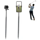 Golf Monopod Selfie Stick, Portable Phone Camera Spike Stake For Silver New. Price: $27.46.