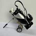 Jishi Golf Bag Pen Holder - Desk Decor Novelty Used. Price: $12.00.