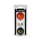 Team Golf Ncaa Miami Hurricanes Regulation Balls 3-PACK New. Price: $10.99.