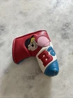 Cmc Design Bazooka Joe Blade Putter Headcover - White/red/blue Used. Price: $13.99.
