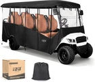 10L0L Golf Cart Universal Enclosure For 6 Passenger - 122 Inch Roof.... Price: $260.00.