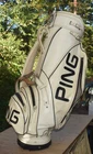 Vintage Ping Golf Bag White Black Trim Classic Style Pre-owned. Price: $69.00.