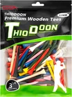 Thiodoon Tees Professional Natural Wood Pack 100, Golfing New. Price: $9.85.