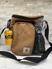 Carhartt Insulated 10 Can Cooler Bag W/ Bottle Brown Nwt New. Price: $35.99.
