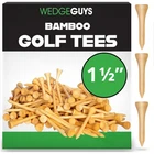 Wedge Guys Bamboo Golf Tees 1-1/2" 100 Pcs. Extra Durable & Stronger Than Wo New. Price: $12.74.