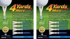 Yards More Golf Tees - Blue "driver Tee" 3 1/4" (2 Count) New. Price: $23.78.