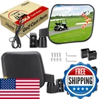 Roykaw Golf Cart No Drilling Folding Side Rear View Mirror Compatible Led Turn New. Price: $57.66.