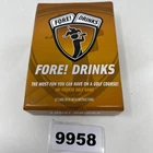 Fore! Drinks On-course Golf Game Card Complete Used. Price: $13.35.