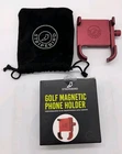 Stripebird Major Red Slim Golf Cart Magnetic Phone Holder Open Box. Price: $29.99.