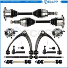 Front Control Arm With Wheel Hub Bearing Cv Axle Shaft For 2007-2013 Gmc Sierra New. Price: $291.64.