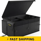 Mikkuppa 65L Car Trunk Organizer With Lid - Black New. Price: $52.99.