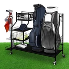 YES4ALL Golf Storage Organizer For 2 Bags, Clubs, Shoes, & Accessories New. Price: $140.08.